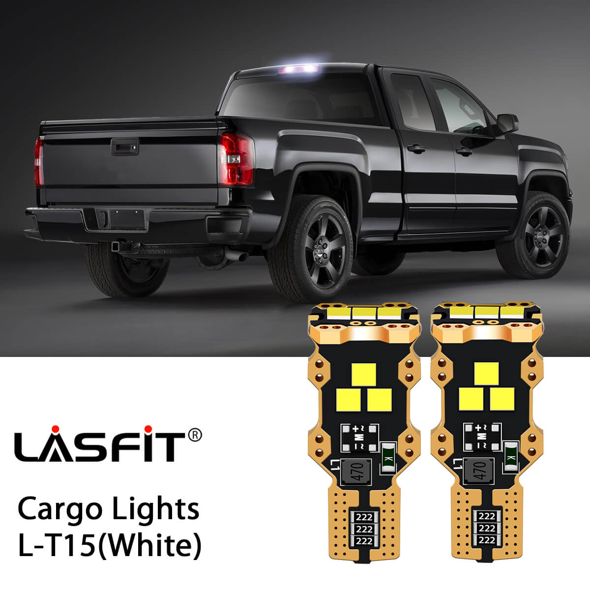 Lasfit 921 led cargo lights fit for 2014 2015 GMC Sierra 1500