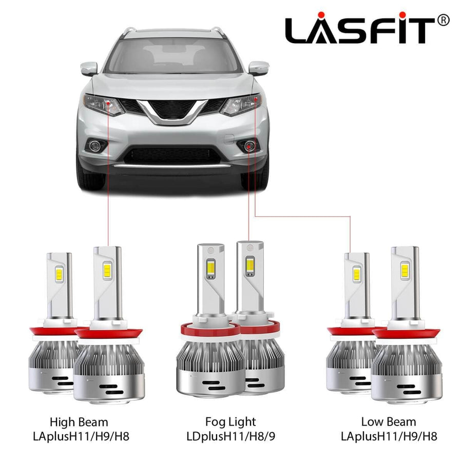 Nissan Rogue LED Light Bulbs Upgrade｜LASFIT