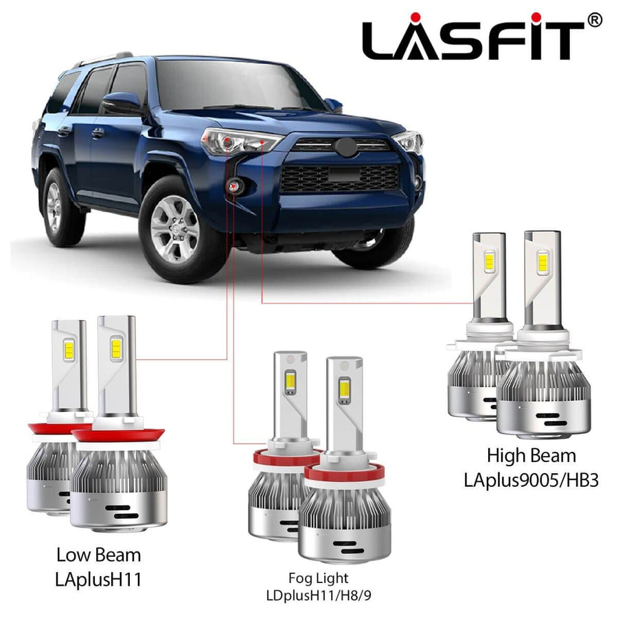 Toyota 4Runner LED Bulbs Parts Replacement Upgrade｜Lasfit