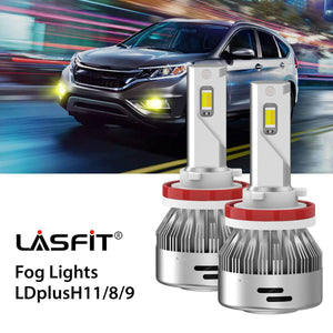 Lasfit H11 led fog lights fit for 2015-2016 Honda CR-V  