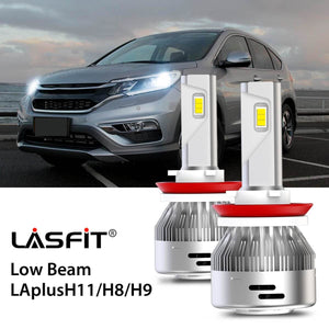 Lasfit H11 led low beam bulbs fit for 2015-2016 Honda CR-V  