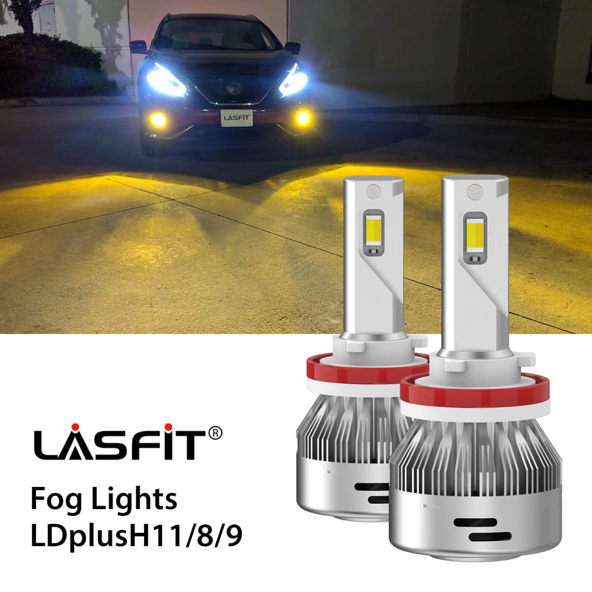 Lasfit H11 led fog lights fit for 2015-2018 Nissan Murano 