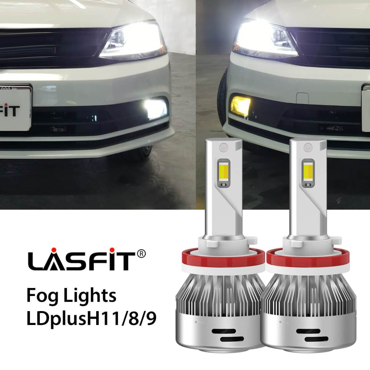 Lasfit H11 led fog lights for 2015-2018 Volkswagen Jetta