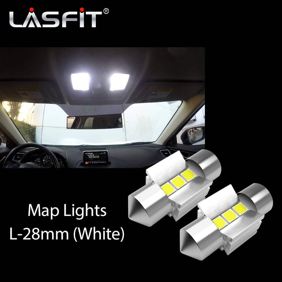 Fit for 2014-2016 Mazda 3 Hatchback Sport LED Bulbs H11 Exterior Interior Lights