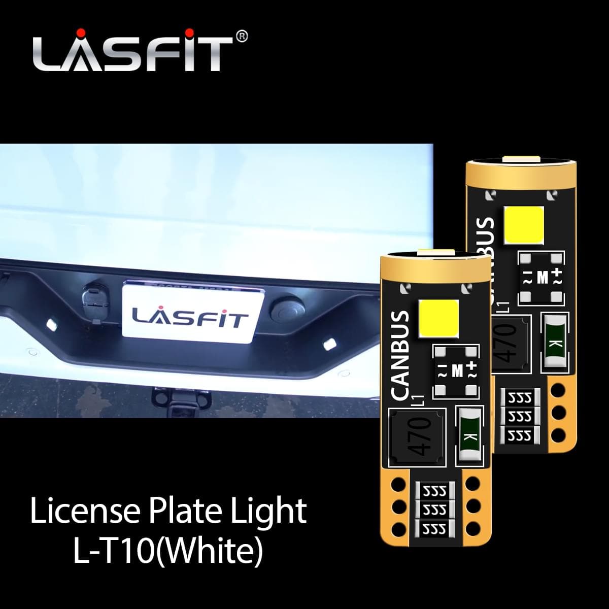 Lasfit 168 led license plate lights fit for 2016-2018 Chevy Silverado 1500