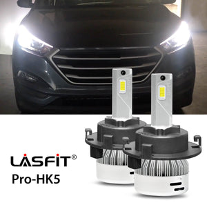 Lasfit custom-made H7 led low beam bulbs fit for 2016-2021 Hyundai Tucson