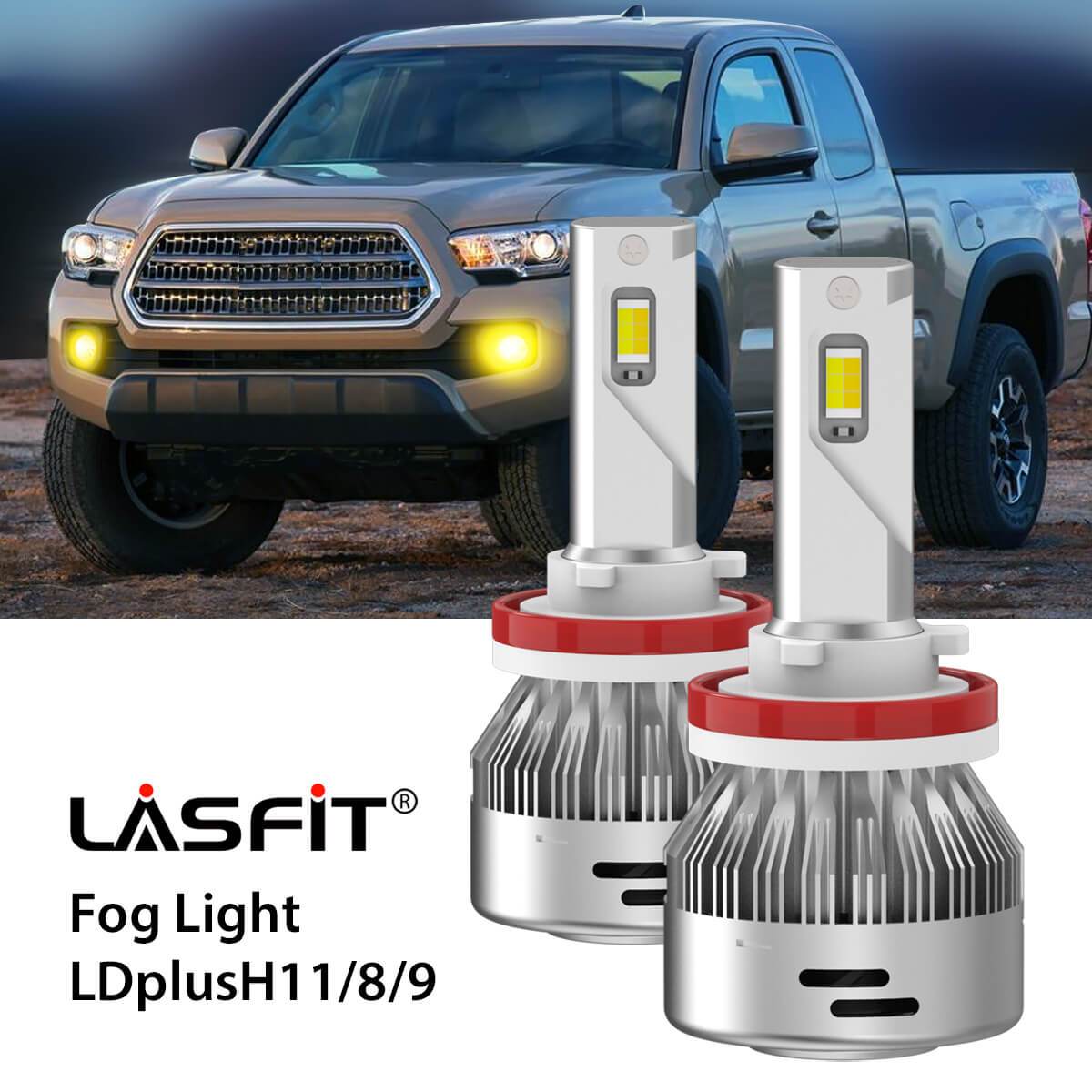 H11 LED fog lights fit for 2016-2023 Toyota Tacoma