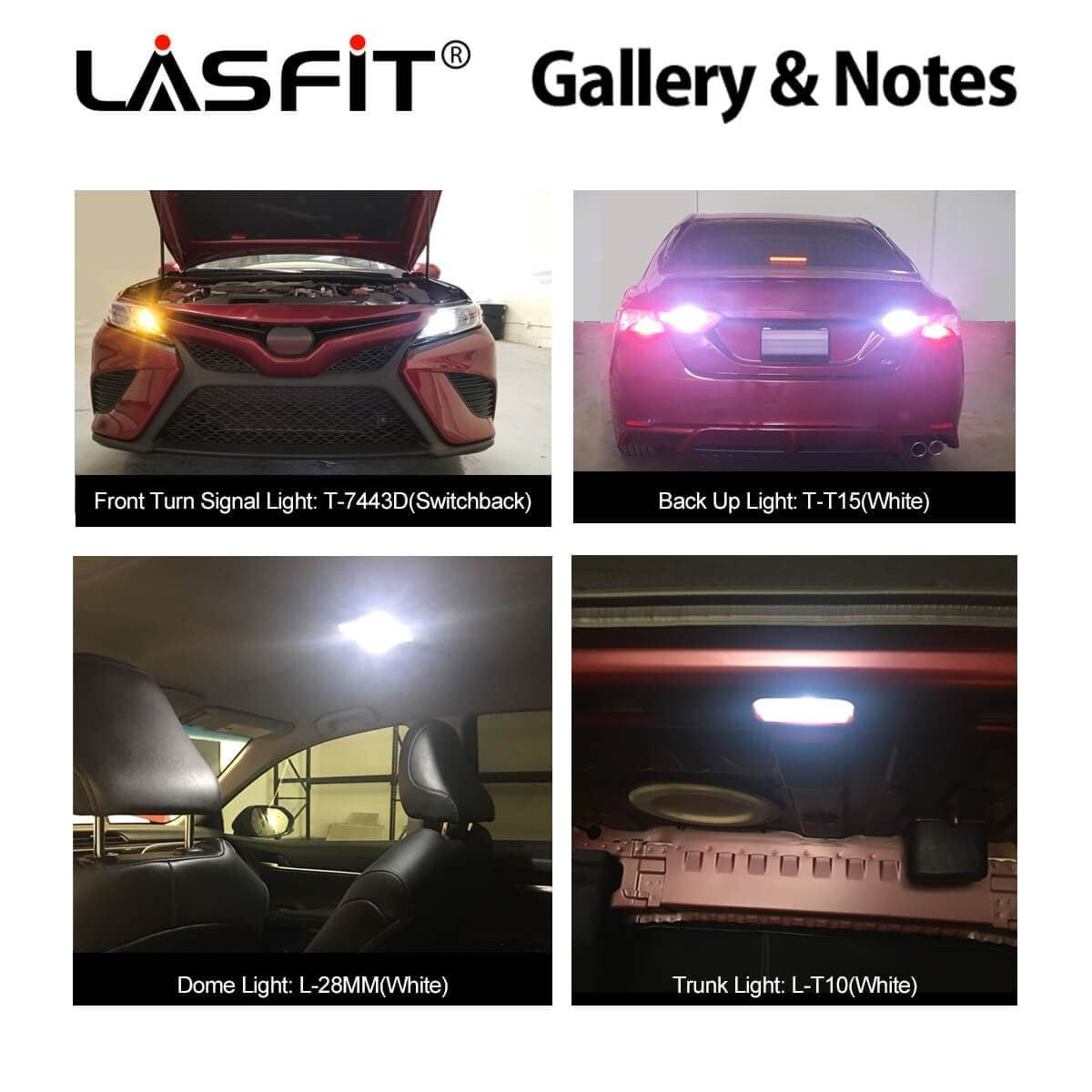 Fit for 2018-2024 Toyota Camry LED Exterior Interior Light Bulbs