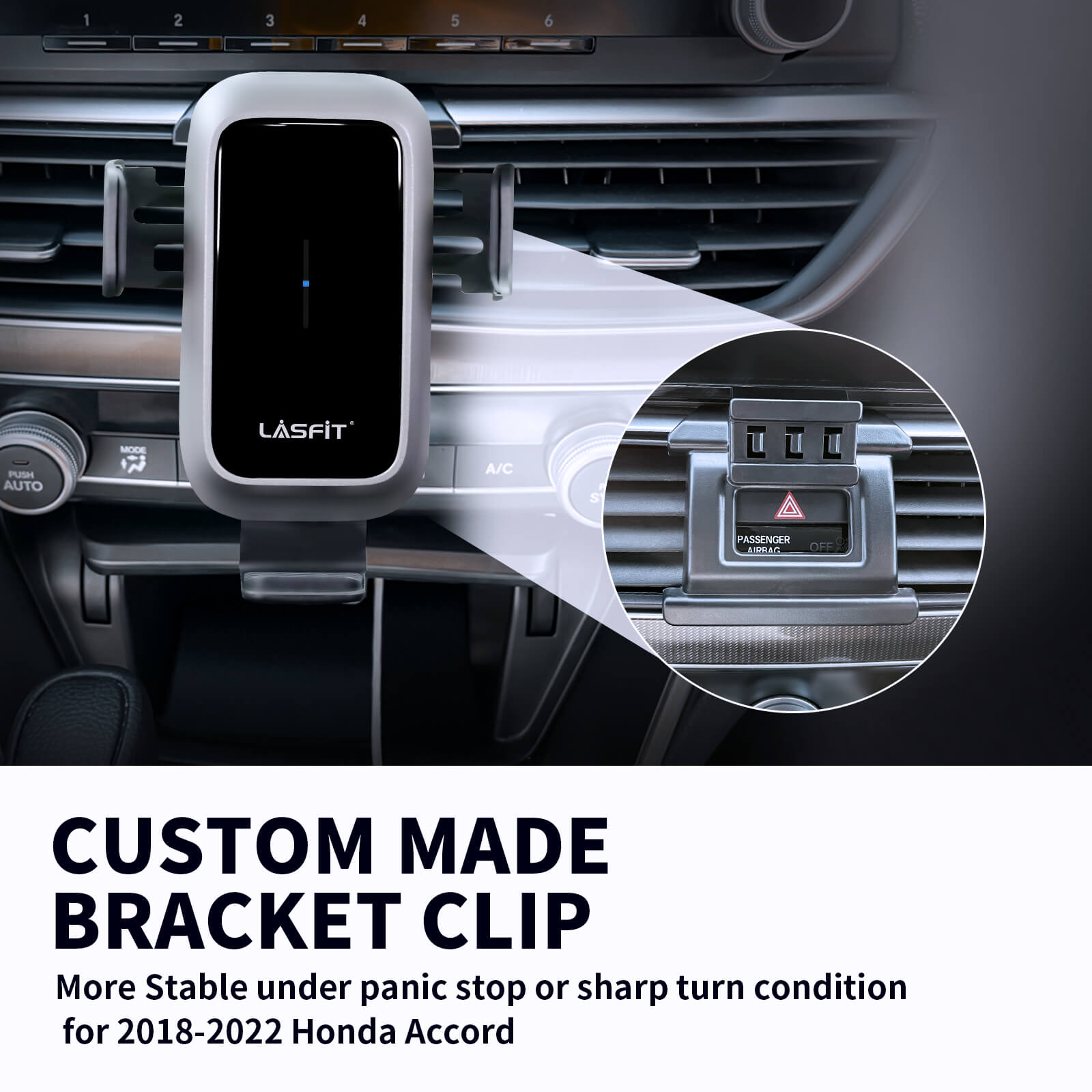 Wireless Car Charger Phone Holder [AC Version]｜Lasfit