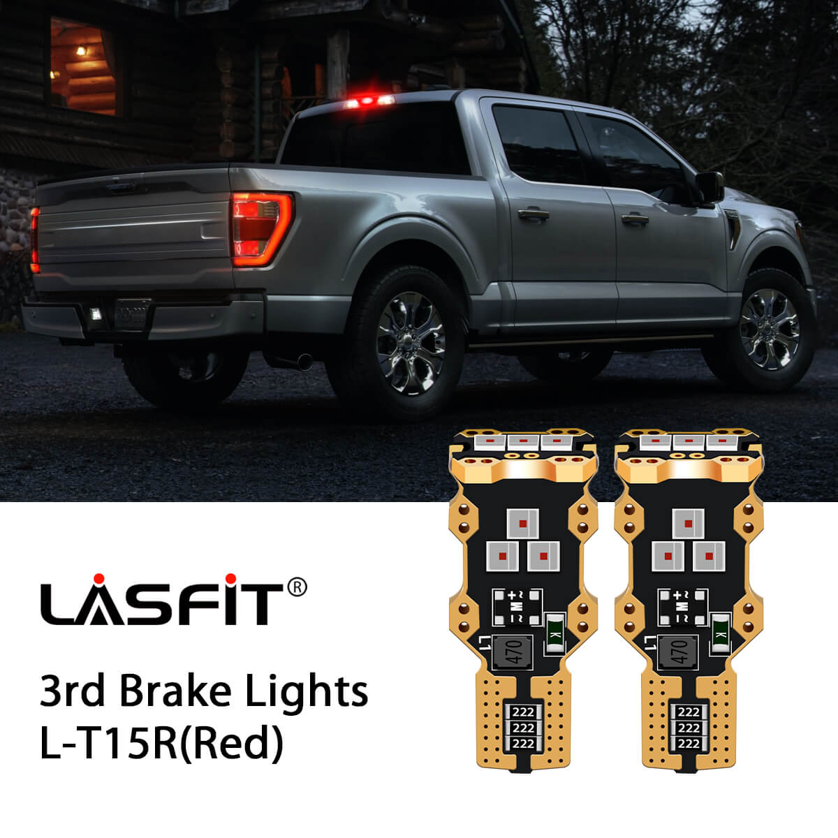 L-T15R LED Bulbs fit for 2021-2023 Ford F-150 3rd brake lights