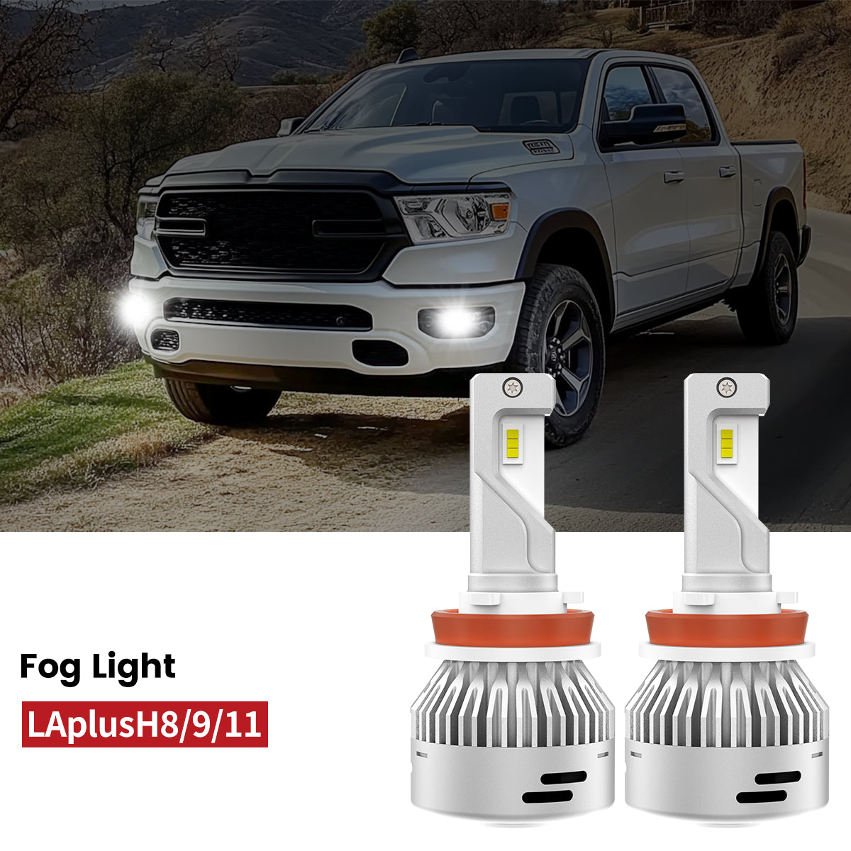 H11 LED fog lights fit for 2021-2024 Ram 1500