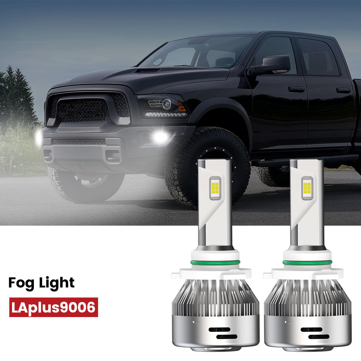 Fit for 2021-2024 Ram 1500 Classic LED Bulbs H11 9005 Exterior Lights