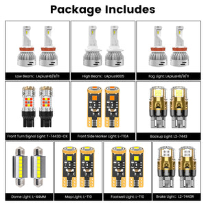 combo package led bulbs fit for 2021-2024 Ram 1500