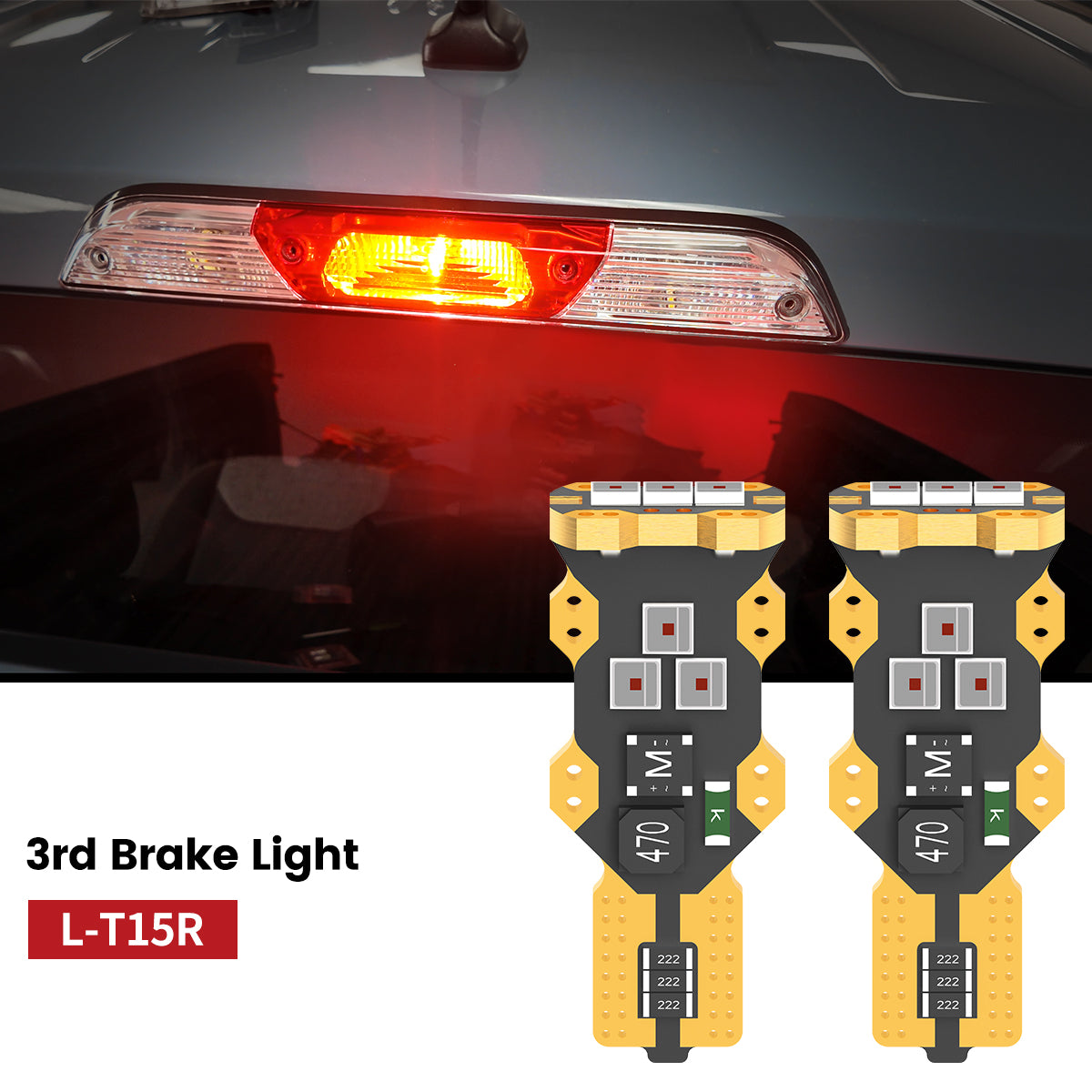 Lasfit 921 led bulbs for 2025 Ford Maverick 3rd brake light