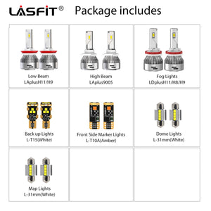 Fit for 2016-2019 Nissan Titan LED Bulbs H11 9005 Exterior Bulbs Upgrade