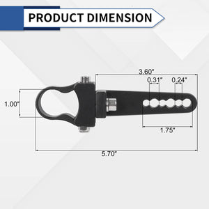 Adjustable Universal LED Light Mounting Clamps For Off Road LED Light Bar Pods | LASFIT