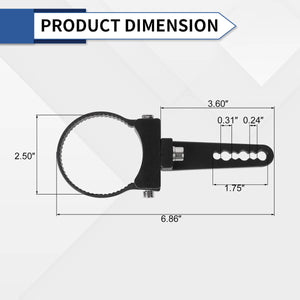 Adjustable Universal LED Light Mounting Clamps For Off Road LED Light Bar Pods | LASFIT