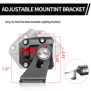 360°adjustable brackets