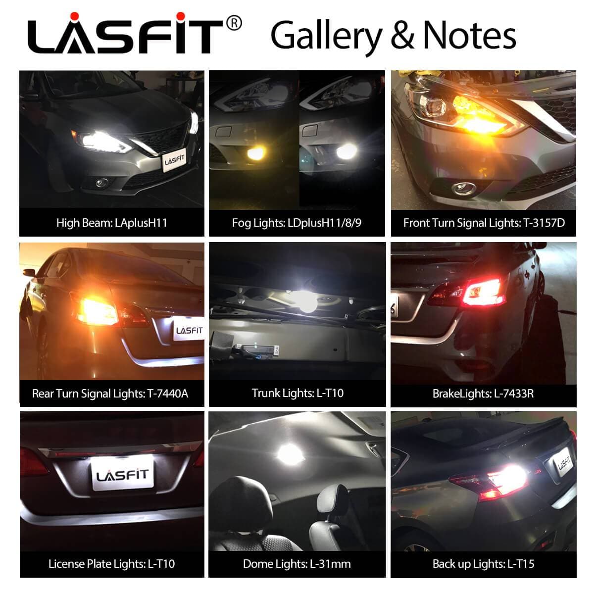 Fit for 2016-2019 Nissan Sentra LED Bulbs H11 Exterior Interior Lights