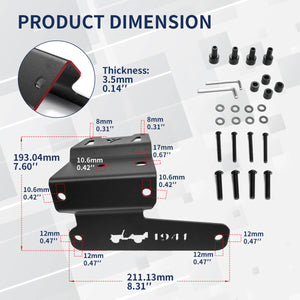 lasfit ditch light bracket for Jeep