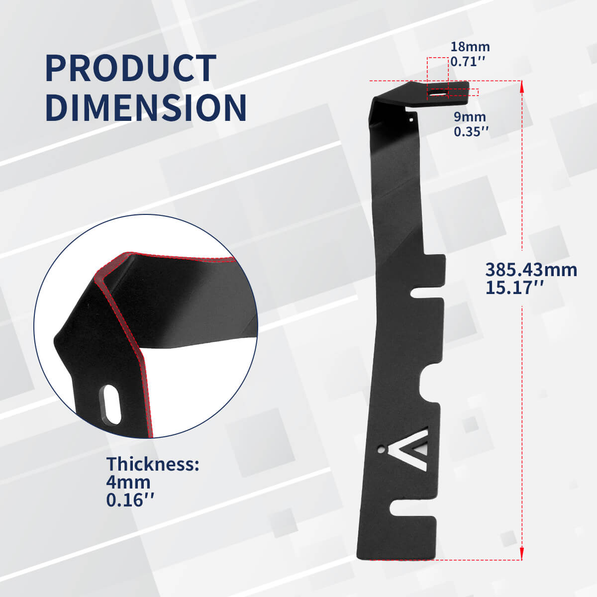 Low Profile Ditch Light Brackets Fit For 2010-2018 RAM 1500 2500 3500 | LASFIT