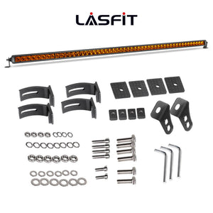 52" Light Bar Hood Mount Kit For 2018-2024 Jeep Wrangler JL Gladiator JT | LASFIT