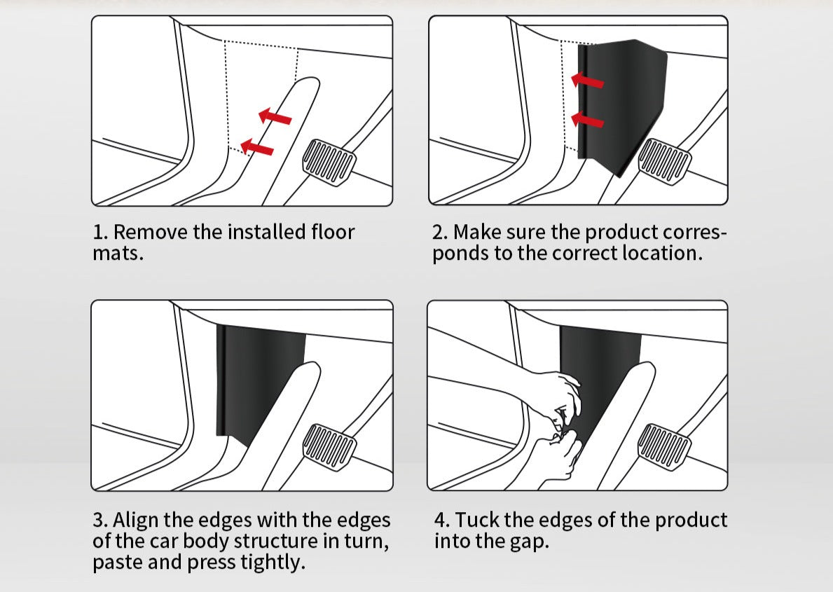 Fit For 2020-2023 Tesla Model Y Door Sill Protector Matte TPE & ABS Front and Rear Door Entry Guard Decoration Scuff Plate Accessories, Don't fit 7 Seats