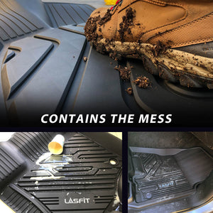 Lasfit honda civic floor mats contains the mess