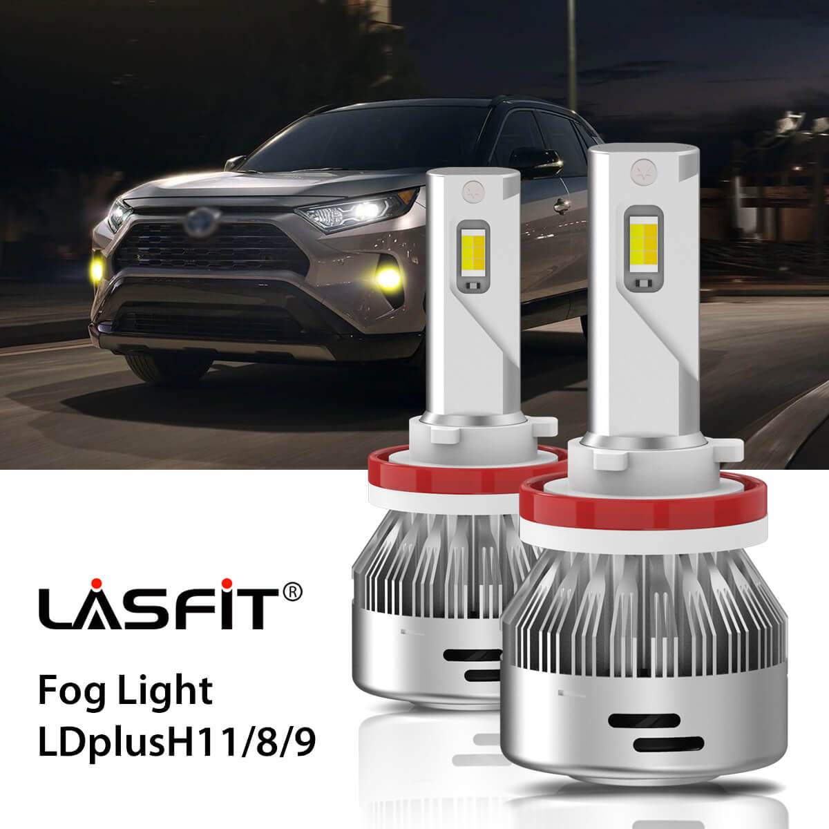 Fit for 2019-2021 Toyota RAV4 LED Fog Light Exterior Interior Bulbs Plug and Play