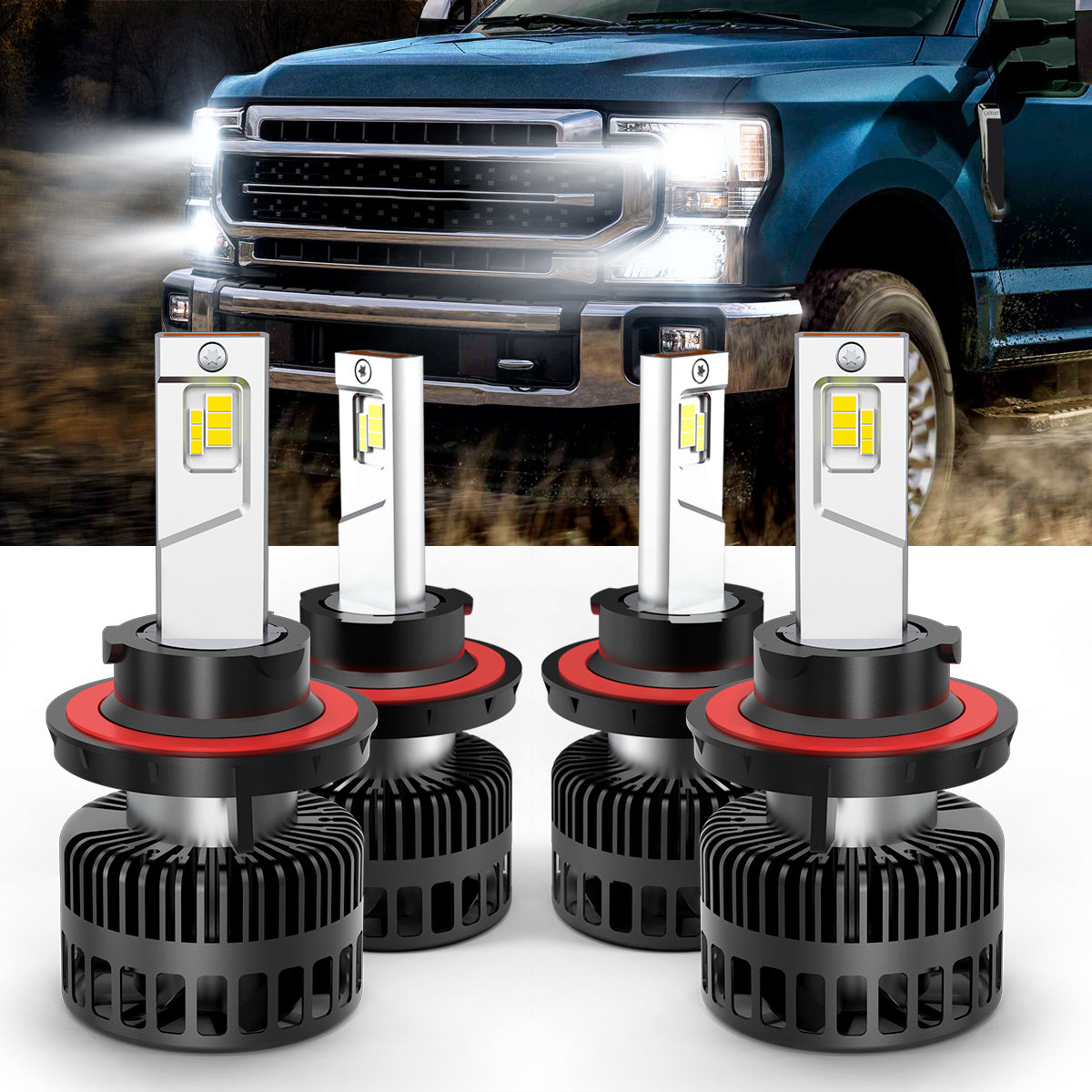 Fit for 2020-2022 Ford F-250 F-350 F-450 F-550 Super Duty LED Bulbs Upgrade