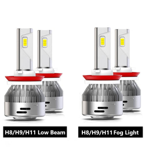 Fit for 2019-2021 Ram 2500 3500 LED Bulbs H11 9005 Exterior / Interior Lights