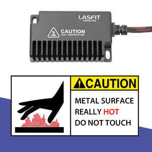 lasfit H11 load resistor wiring harness cautions do not touch