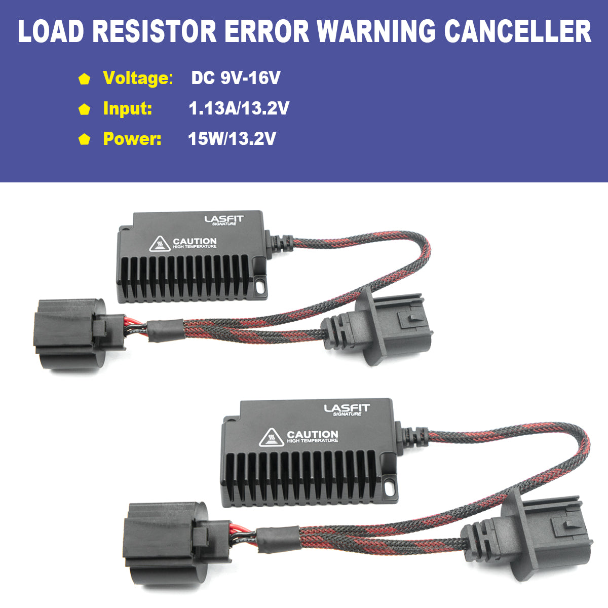 H13 9008 LED Bulb Resistor Decoder｜Lasfit Auto Lighting