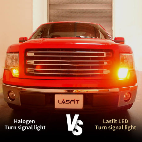 Halogen turn signal light vs leds