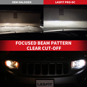 Fit for 2017-2022 Jeep Grand Cherokee Custom H11 LED Low Beam Bulbs with Dust Cover | Pro-DC Series