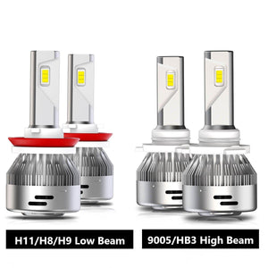 Fit for 2014-2015 Honda Civic LED Headlight Fog Exterior Interior Light Bulbs