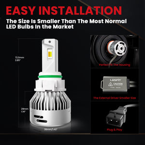 LDplus 5202 led bulbs easy installation