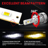 LDplus H7 led bulbs have excellent beam pattern