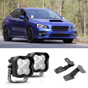 3" LED Pod Ditch Light Kit Fit For 2015-2021 Subaru WRX/STI | LASFIT