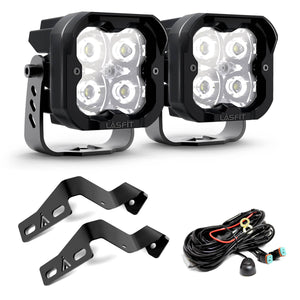 3" LED Pod Ditch Light Kit for 2014-2021 Toyota Tundra | LASFIT