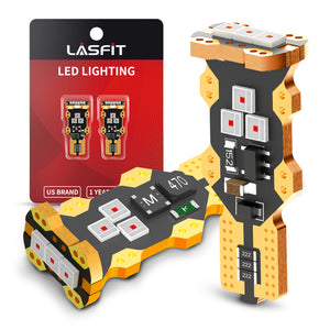 Lasfit red 921 led bulbs