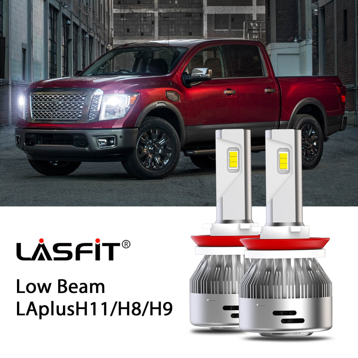 Fit for 2016-2019 Nissan Titan LED Bulbs H11 9005 Exterior Bulbs Upgrade