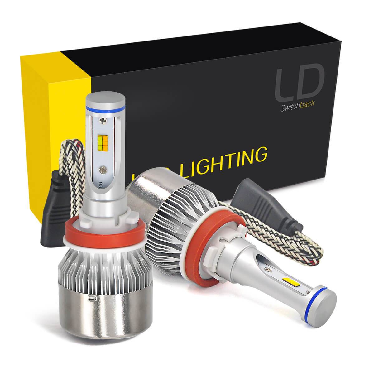 LASFIT LED Fog Light Bulbs 2 Color Modes｜Package of 2 Bulbs