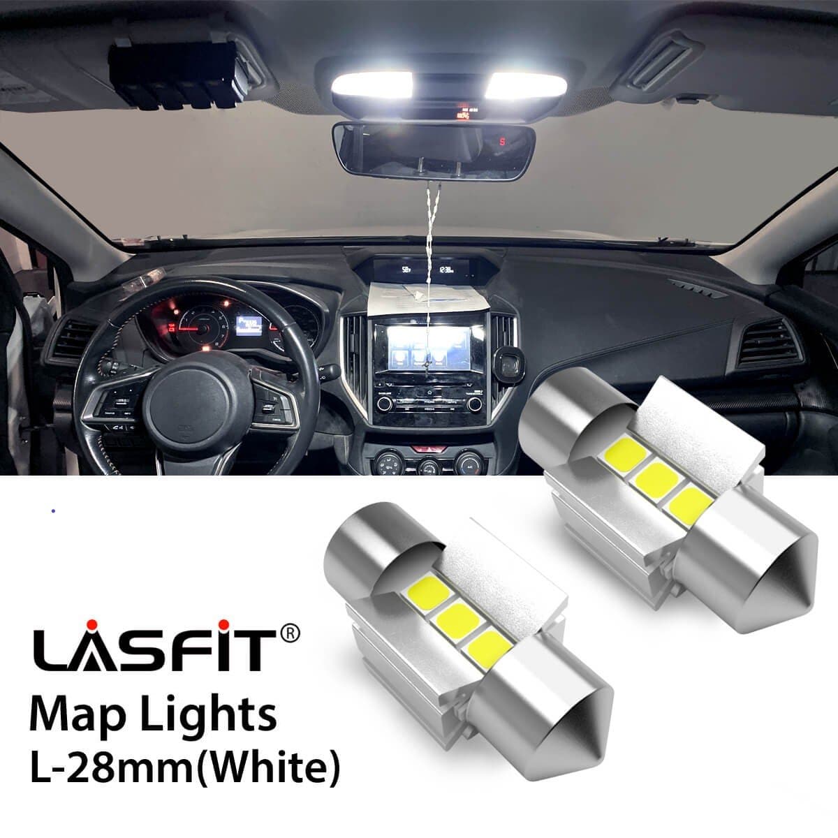 Fit for 2018-2021 Subaru Crosstrek LED Bulbs H11 Exterior Interior Lights Plug and Play