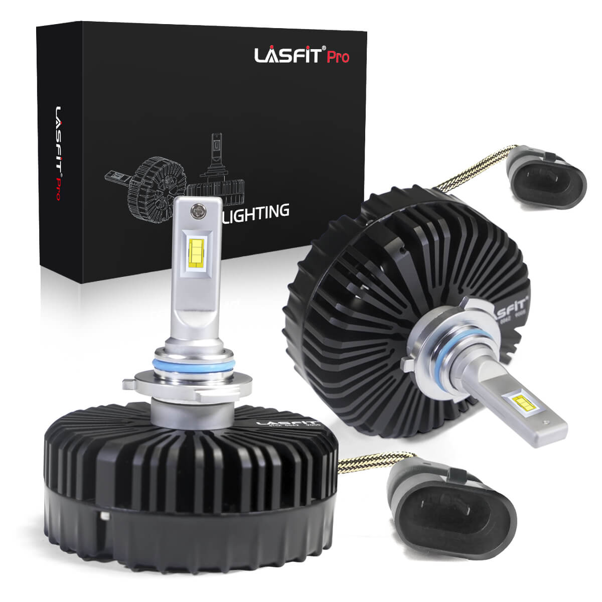 9005 HB3 LED Bulbs, Aftermarket Replacement｜LASFIT