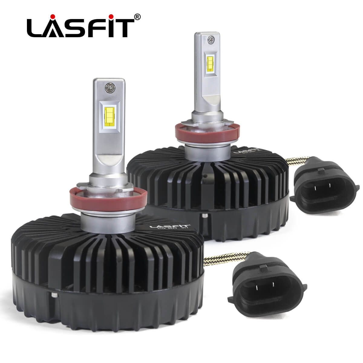 Kit H11 LED 100W ultra puissantes lenticulaires 360°