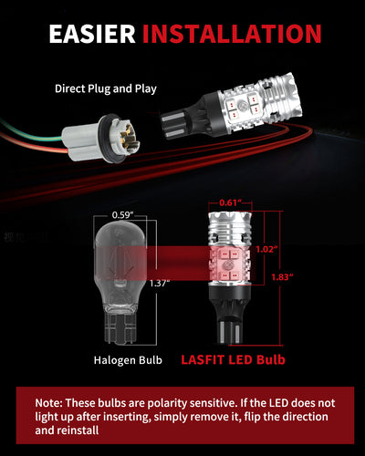 T-T15R led bulbs plug and play installation