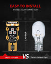 red 921 led bulbs easy to install