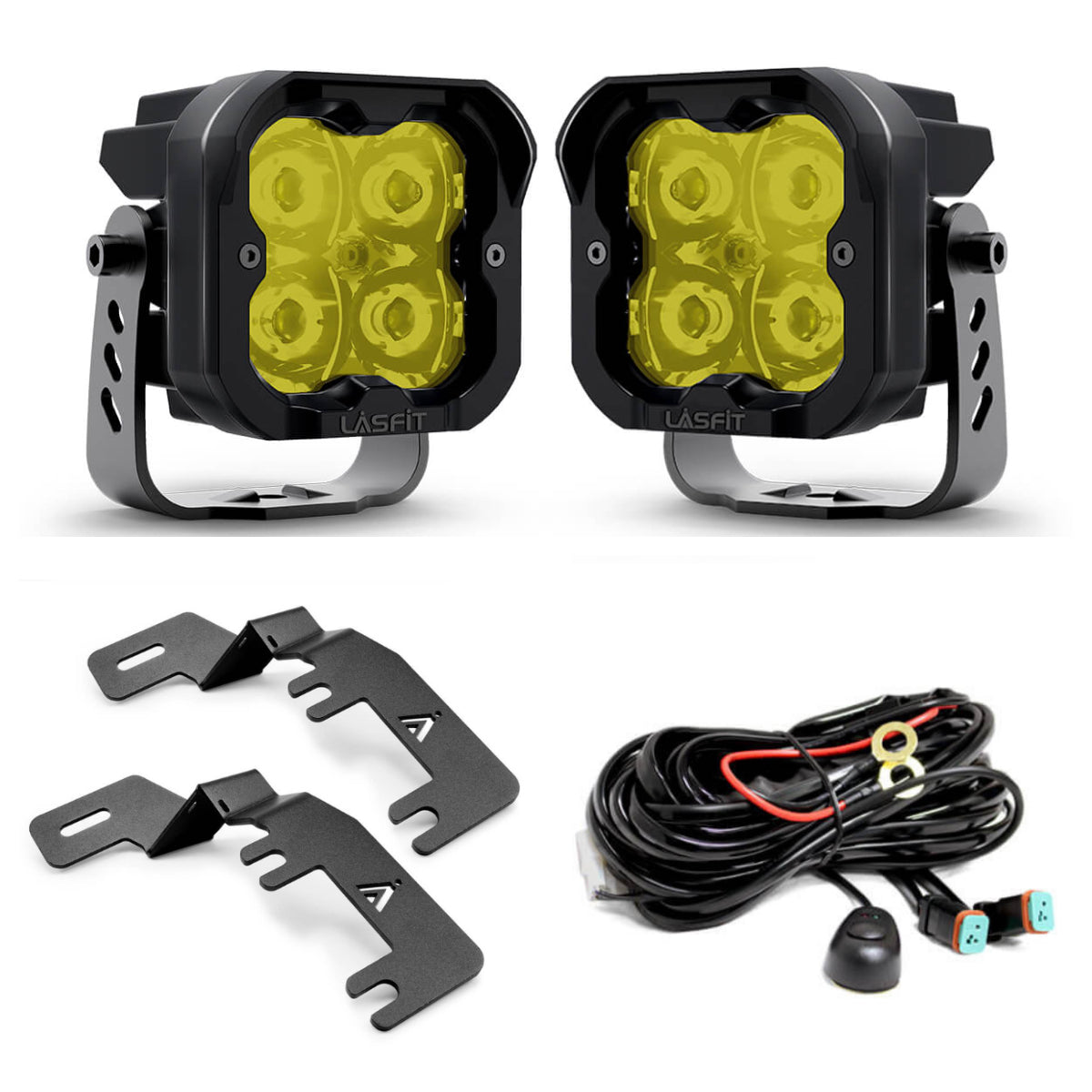 3" LED Pod Ditch Light Kit for 2015-2022 Chevrolet Colorado/GMC Canyon