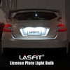 White 168 led license plate lights